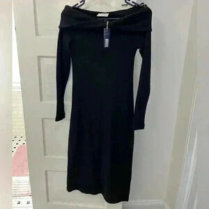 NWT universal threads black body con, long‎ sleeve dress